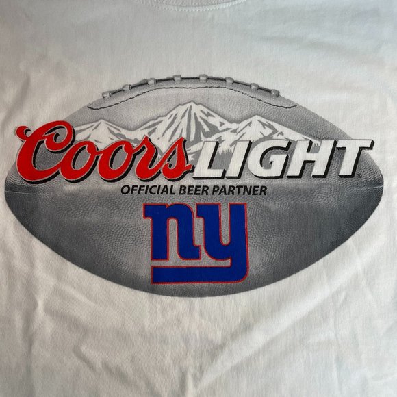 Keya Shirts New York Giants Nfl Football Coors Light Beer Official